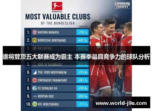 谁将登顶五大联赛成为霸主 本赛季最具竞争力的球队分析 谁将登顶五大联赛成为霸主 本赛季最具竞争力的球队分析
